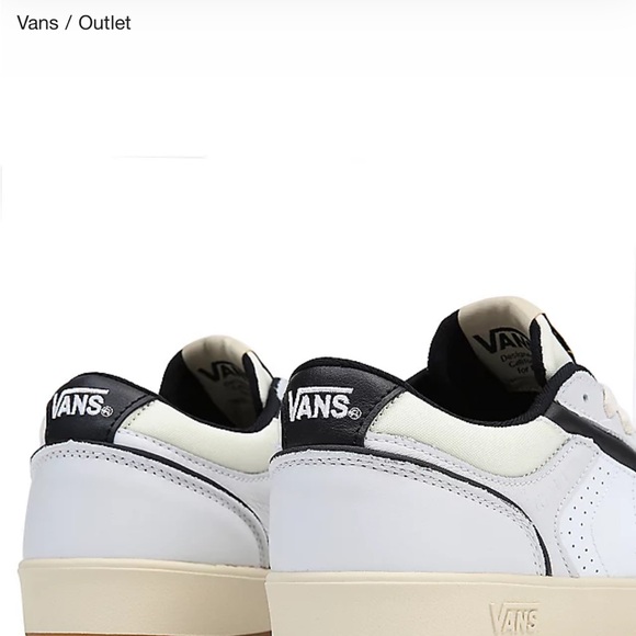 Vans White and Black Sneakers - Picture 4 of 6